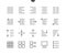 Edit text Pixel Perfect Well-crafted Vector Thin Line Icons