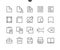 Edit text Pixel Perfect Well-crafted Vector Thin Line Icons