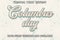 Editable text effect Columbus day with vintage style