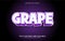 Editable text effect, Grape style