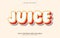 Editable text effect, Juice style