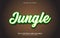 Editable text effect, Jungle style