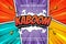 Editable text effect Kaboom 3d Cartoon Comic style premium vector