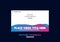 Editable youtube thumbnail design in pink blue gradient color theme