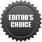 Editor`s choice seal stamp black