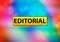 Editorial Abstract Colorful Background Bokeh Design Illustration