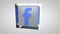 Editorial Animation: 3D Rotating Facebook logo cube