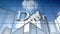 Editorial, Christian Dior SE logo on glass building.