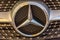 Editorial, dirty mercedes-benz logo