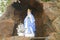 Editorial image of the statue of the Virgin Mary at the prayer place of Maria`s Cave, Semarang, Indonesia