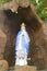 Editorial image of the statue of the Virgin Mary at the prayer place of Maria`s Cave, Semarang, Indonesia