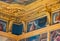 Editorial. May, 2019. Venice, Italy. Portraits of Doge under the ceiling in the Great Council Hall of the Doge`s Palace Palazzo