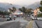 Editorial: Palampur, Himachal Pradesh, India: Nov 10th, 2015: Local Bus Stop at pretty Hill Station in Himachal, palampur