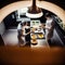 Editorial photography of the interior of a Michelin-star restaurant