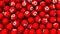 Editorial shot: filled screen 3D rendering red balls with icon Googl. Round spheres with logo of the social Internet