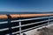 Edmonds Fishing Pier rail underlining horizon line -2