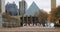 Edmonton Canada City Hall with Canada 150 sign 4K