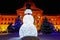 Edmonton, Canada-December 27, 2016: Christmas lights at the Alberta Legislative Grounds