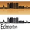 Edmonton V2 skyline in orange