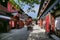 Edo period red light district Yoshiwara street, Japan