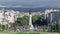 Eduardo VII park and gardens with monument in