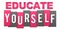 Educate Yourself Professional Pink Grey