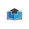 Education Book icon Template vector