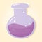 Education chemistry test tube school elementary cartoon icon