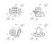 Education, Engineering and Organic tested icons set. Fuel energy sign. Quick tips, Construction, Safe nature. Vector