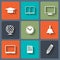 Education Flat icons