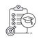 Education Goals Icon - Achieving Your Academic Goals. Editable Stroke