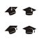 Education - Graduate vector icon. vector concept. isolated in white background