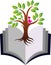 Education growth tree logo