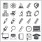 Education And Learning Sign Symbol Icon Set