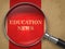 Education News - Magnifying Glass.