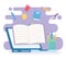 Education online laptop book stationery accessories icons