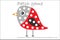 Education Patch game Bullfinch for children to develop motor skills, use plasticine patches, buttons, colored paper or color the