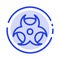 Education, Physic, Science Blue Dotted Line Line Icon