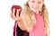 Education: Smiling Girl Bringing Apple For Teacher