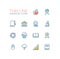 Education - Thin Single Line Icons Set