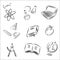 Education Vector Sketch Set