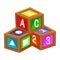 Educational Blocks Alphabet 123