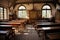 Educational heritage Old village school interiors showcase historic charm