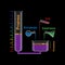 Educational infographics. Mixing reagents in chemical flasks. A concept of what qualities you need to develop and invest in yourse