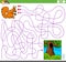 Educational maze game with cartoon squirrel and hollow