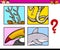 Educational puzzle preschool task