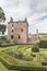 Edzell Castle ruins at Edzell in Scotland.