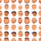 Eemotion vector people faces cartoon emotions avatar illustration. Woman and man emoji face icons and emoji face cute