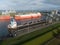 Eemshaven, Het Hogeland, 26th of December 2022. Large cargo ship docked in The Eemshaven.