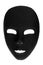 Eerie Black Face Mask
